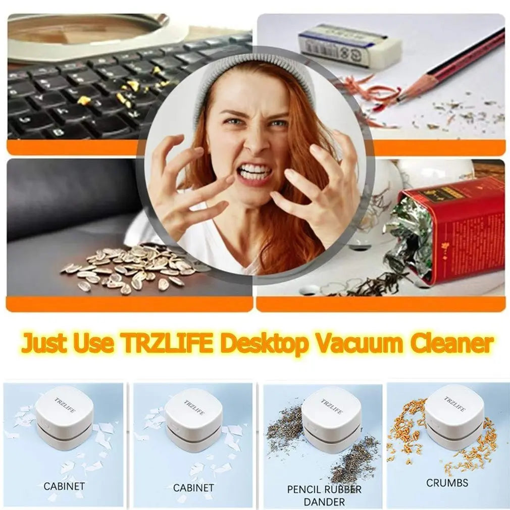 DeskSweep™ Mini Desktop Vacuum